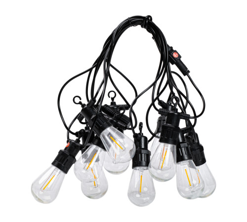 Ретро-гірлянда вулична 10 LED, 5 м, теплий білий Ретро-гірлянда вулична 10 LED, 5 м, теплий білий