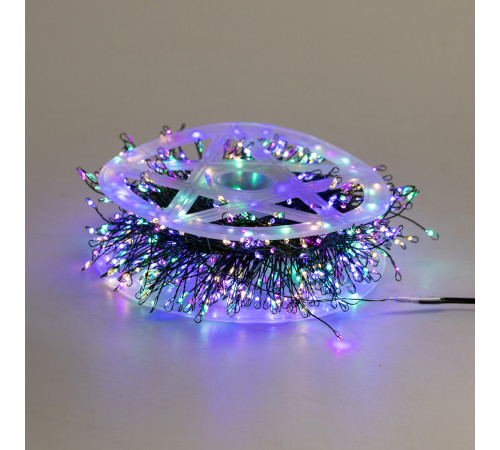 Гірлянда-нитка Роса Хвойна лапа 400 LED, 30 м, мультиколор Гірлянда-нитка Роса Хвойна лапа 400 LED, 30 м, мультиколор