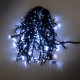 Гірлянда вулична Бахрома 200 LED, 12 м, чорний кабель, білий