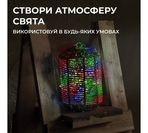 Гірлянда Кінський хвіст 600 LED, 20 ниток, 3 м, мультиколор Гірлянда Кінський хвіст 600 LED, 20 ниток, 3 м, мультиколор