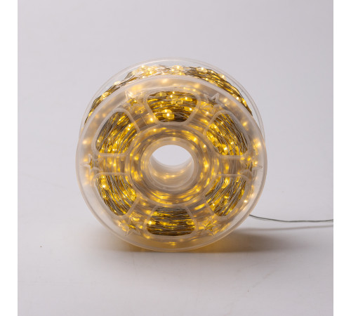 Гірлянда Роса нитка 2000 LED, 200 м, з пультом, від мережі, жовтий Гірлянда Роса нитка 2000 LED, 200 м, з пультом, від мережі, жовтий