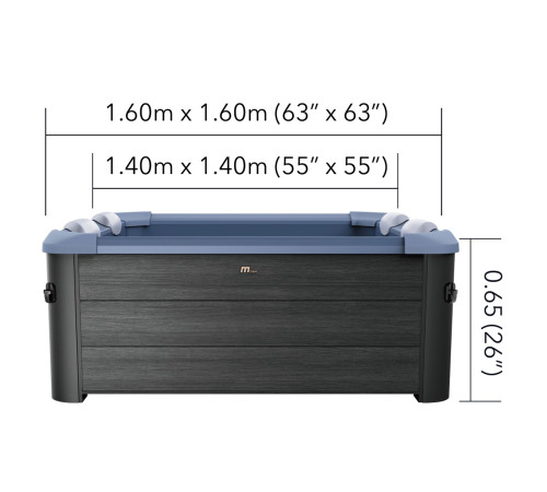 Джакузі садове MSpa Sapphire 160 см х 65 см 6-місне