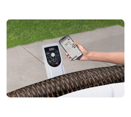 Джакузі-SPA надувне Bestway 6001P Lay-Z Bali 7-місне Джакузі-SPA надувне Bestway 6001P Lay-Z Bali 7-місне