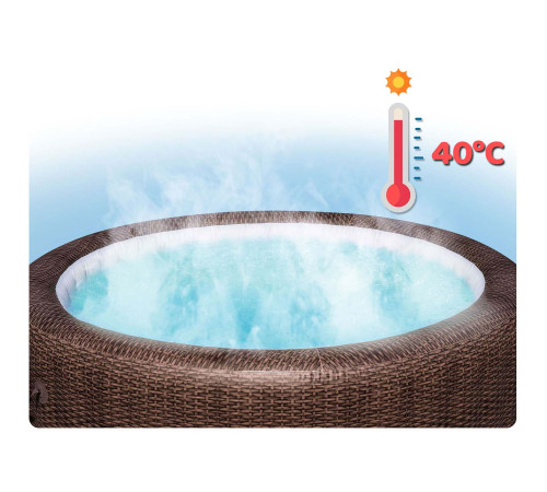 Джакузі-SPA надувне Bestway 6001P Lay-Z Bali 7-місне Джакузі-SPA надувне Bestway 6001P Lay-Z Bali 7-місне