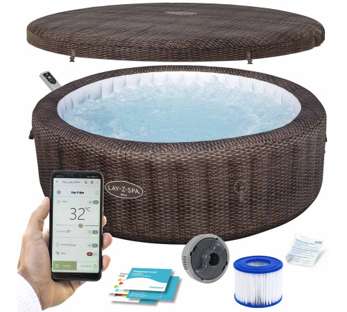 Джакузі-SPA надувне Bestway 6001P Lay-Z Bali 7-місне Джакузі-SPA надувне Bestway 6001P Lay-Z Bali 7-місне