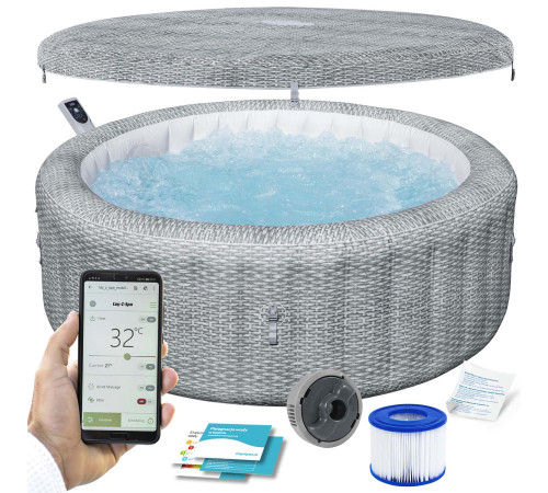 Джакузі-SPA надувне Bestway 6001N Lay-Z Bali 6-місне Джакузі-SPA надувне Bestway 6001N Lay-Z Bali 6-місне