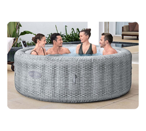 Джакузі-SPA надувне Bestway 6001N Lay-Z Bali 6-місне Джакузі-SPA надувне Bestway 6001N Lay-Z Bali 6-місне