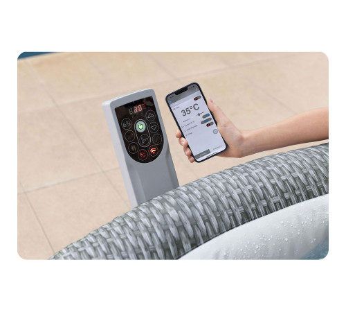 Джакузі-SPA надувне Bestway 6001N Lay-Z Bali 6-місне Джакузі-SPA надувне Bestway 6001N Lay-Z Bali 6-місне