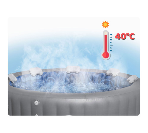 Джакузі-SPA надувне Bestway 6001T Lay-Z Santorini Pro 7-місне Джакузі-SPA надувне Bestway 6001T Lay-Z Santorini Pro 7-місне