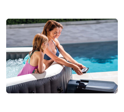 Джакузі-SPA надувне 10в1 INTEX 28458 4-місне Джакузі-SPA надувне 10в1 INTEX 28458 4-місне