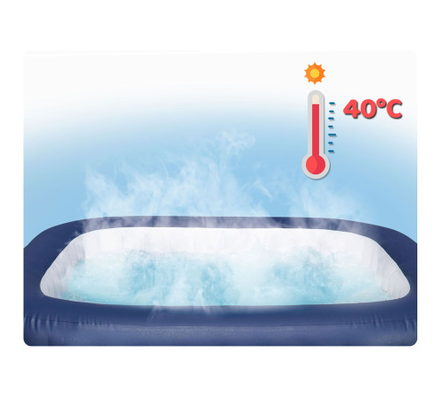 Джакузі-SPA надувне Bestway 6001H Lay-Z Miami 6-місне Джакузі-SPA надувне Bestway 6001H Lay-Z Miami 6-місне