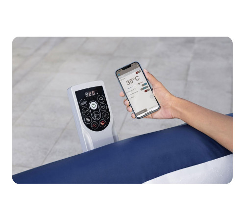 Джакузі-SPA надувне Bestway 6001H Lay-Z Miami 6-місне Джакузі-SPA надувне Bestway 6001H Lay-Z Miami 6-місне
