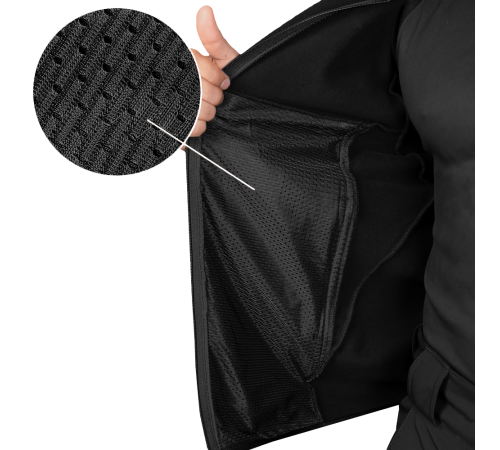 Флісова кофта Paladin Himatec 100 Чорна (8472), 3XL Флісова кофта Paladin Himatec 100 Чорна (8472), 3XL