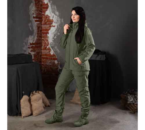 Штани Pani SoftShell Олива (8485), XL