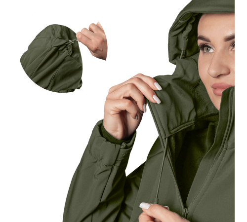 Комплект Pani SoftShell Олива (8555), XS