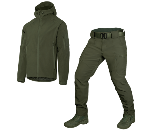 Костюм Stalker 2.0 SoftShell Олива (7349), M Костюм Stalker 2.0 SoftShell Олива (7349), M