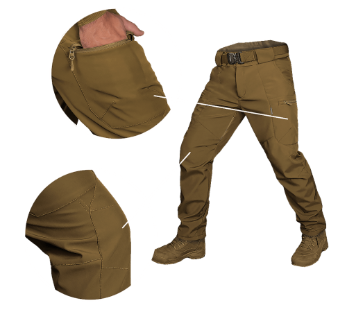 Штани SoftShell Vent Койот (8289), S Штани SoftShell Vent Койот (8289), S