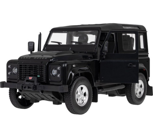 Land Rover Defender чорний RASTAR модель 1:14 + Пульт 2,4 ГГц + Ручне відкривання дверей Land Rover Defender чорний RASTAR модель 1:14 + Пульт 2,4 ГГц + Ручне відкривання дверей
