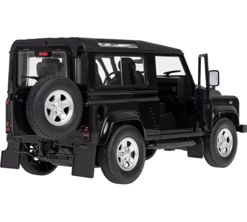 Land Rover Defender чорний RASTAR модель 1:14 + Пульт 2,4 ГГц + Ручне відкривання дверей Land Rover Defender чорний RASTAR модель 1:14 + Пульт 2,4 ГГц + Ручне відкривання дверей