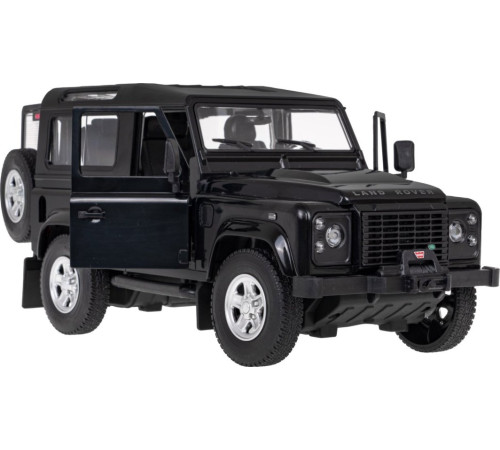 Land Rover Defender чорний RASTAR модель 1:14 + Пульт 2,4 ГГц + Ручне відкривання дверей Land Rover Defender чорний RASTAR модель 1:14 + Пульт 2,4 ГГц + Ручне відкривання дверей