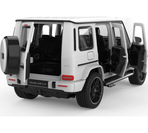 Металевий кузов + Відкриваються вручну елементи Mercedes-AMG G 63 білий RASTAR модель 1:32 Металевий кузов + Відкриваються вручну елементи Mercedes-AMG G 63 білий RASTAR модель 1:32