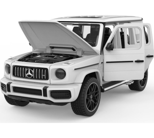 Металевий кузов + Відкриваються вручну елементи Mercedes-AMG G 63 білий RASTAR модель 1:32 Металевий кузов + Відкриваються вручну елементи Mercedes-AMG G 63 білий RASTAR модель 1:32