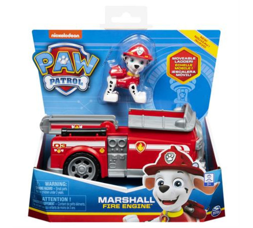 Ігровий набір Paw Patrol Пожежний автомобіль із водієм Маршалом (SM16775/9917) Ігровий набір Paw Patrol Пожежний автомобіль із водієм Маршалом (SM16775/9917)