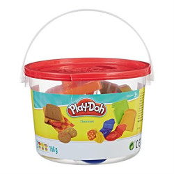 Набір пластиліну Play-Doh Відерце Пікнік 3 баночки та формочки (23414-23412)