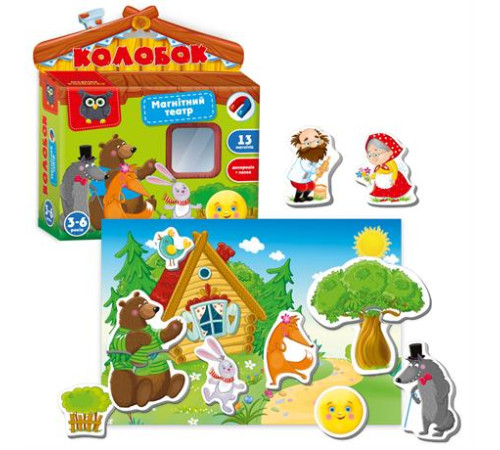 Магнітний театр Vladi Toys Колобок (VT3206-30)