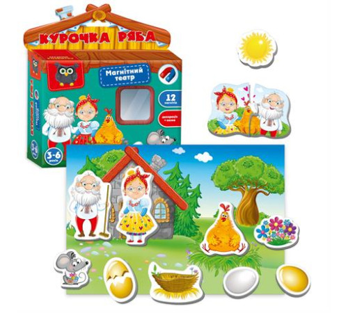 Магнітний театр Vladi Toys Курочка Ряба (VT3206-31)