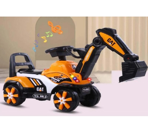 Дитячий толокар екскаватор Spoko SP-128 жовтий Дитячий толокар екскаватор Spoko SP-128 жовтий
