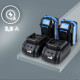 Газонокосарка акумуляторна Hexwelt 40 см 40V 8Ah