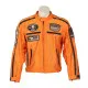 Літня мотокуртка BOS 6488 Orange - помаранчева/6XL